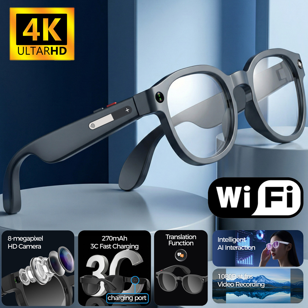 Audio Music Recording - 2026 AI Smart Glasses AI Translation