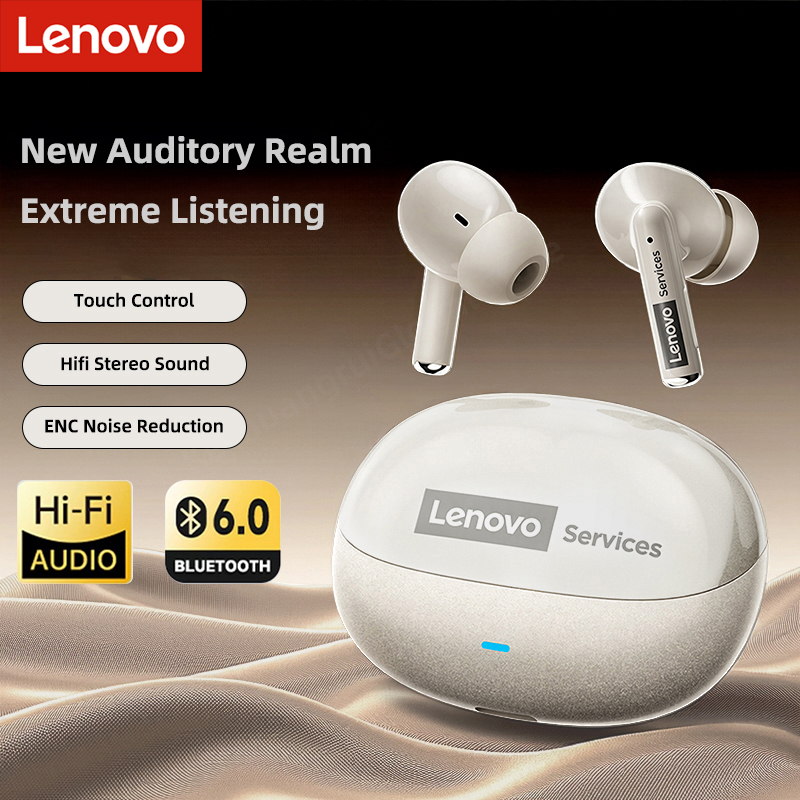 Audio Music Apple - Lenovo LE257 Headphones TWS Wireless Bluetooth