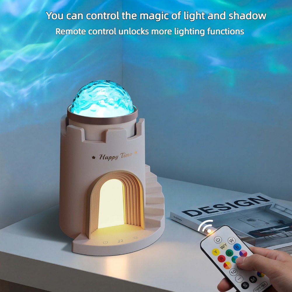 Castle Water Wave Projector Ni - Audio Music Wave ulasan dan harga
