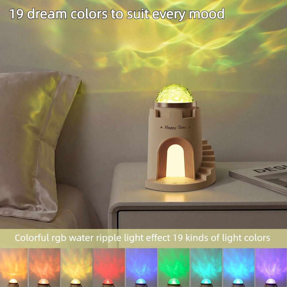 Castle Water Wave Projector Ni - Audio Music Wave ulasan dan harga