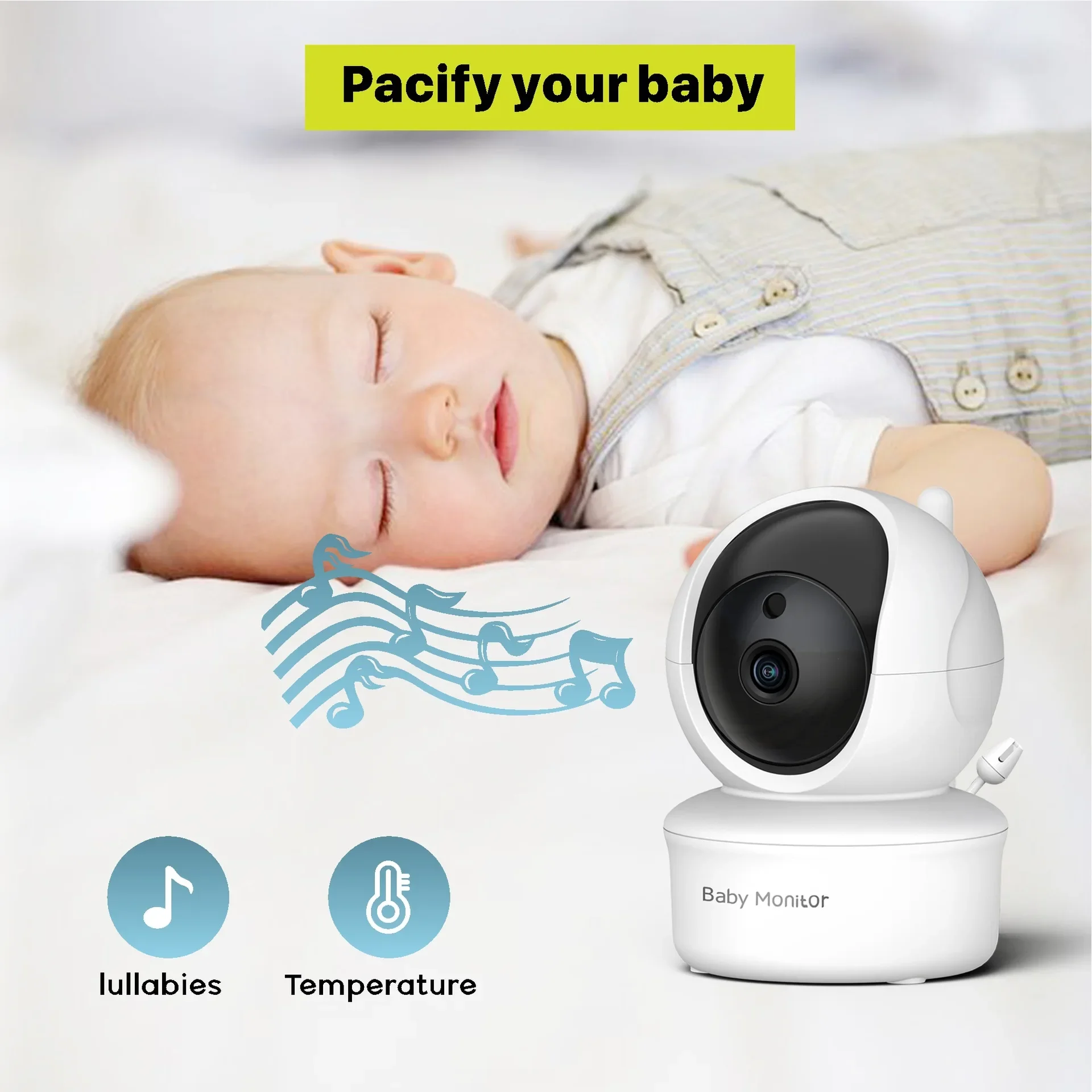 5.0 Inch Video Baby Monitor Wi - Audio X Music ulasan dan harga