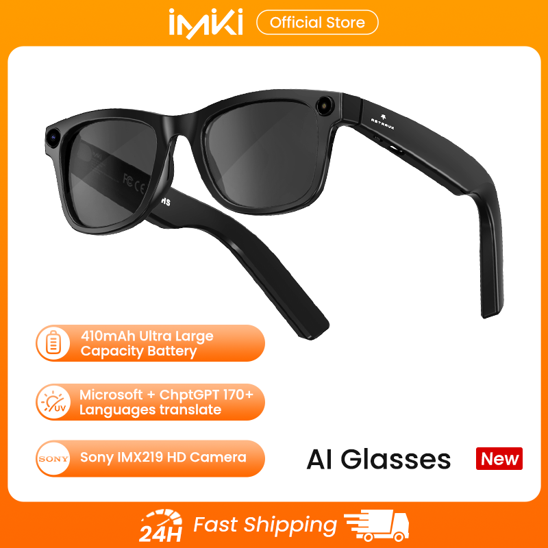 IMIKI Ai Smart Glasses 4K 800W - Audio Music Recording ulasan dan harga