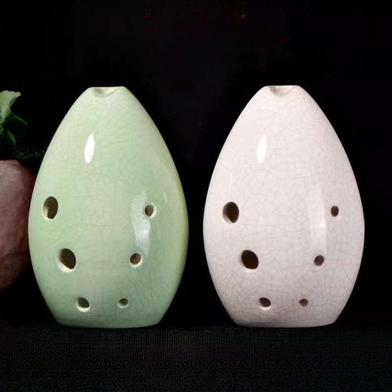 8 Hole Xun Orff F Tone Crack C - Ocarina Ceramic ulasan dan harga