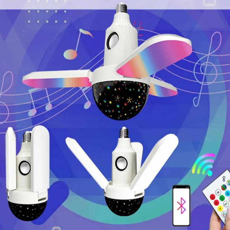 E27 Starry Sky Colorful Lights - Audio Music Spotify ulasan dan harga
