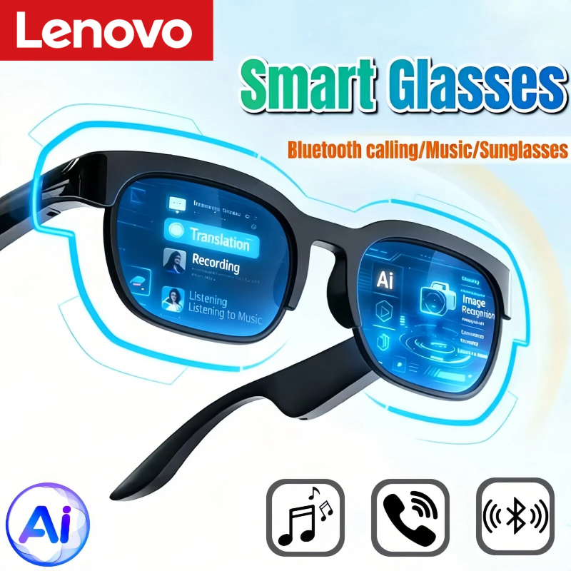 Lenovo 2026 New Smart Glasses  - Audio Music Recording ulasan dan harga
