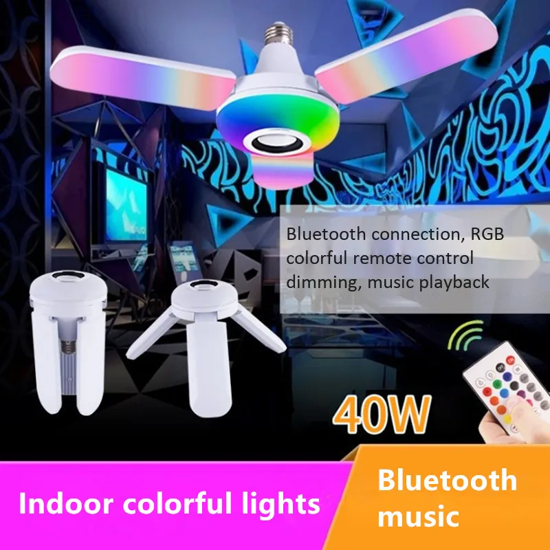 Bluetooth Music Light E27 Inte - Audio Music Spotify ulasan dan harga