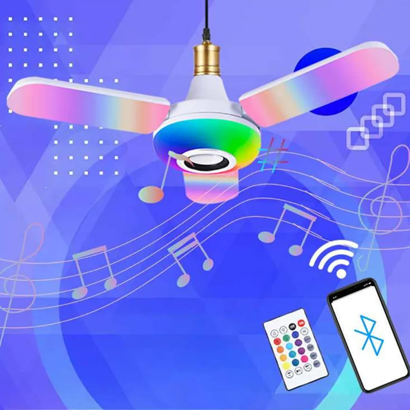 Bluetooth Music Light E27 Inte - Audio Music Spotify ulasan dan harga