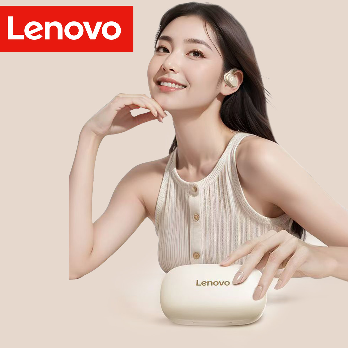 Lenovo EA366 Earhook Headphone - Audio Music Apple ulasan dan harga