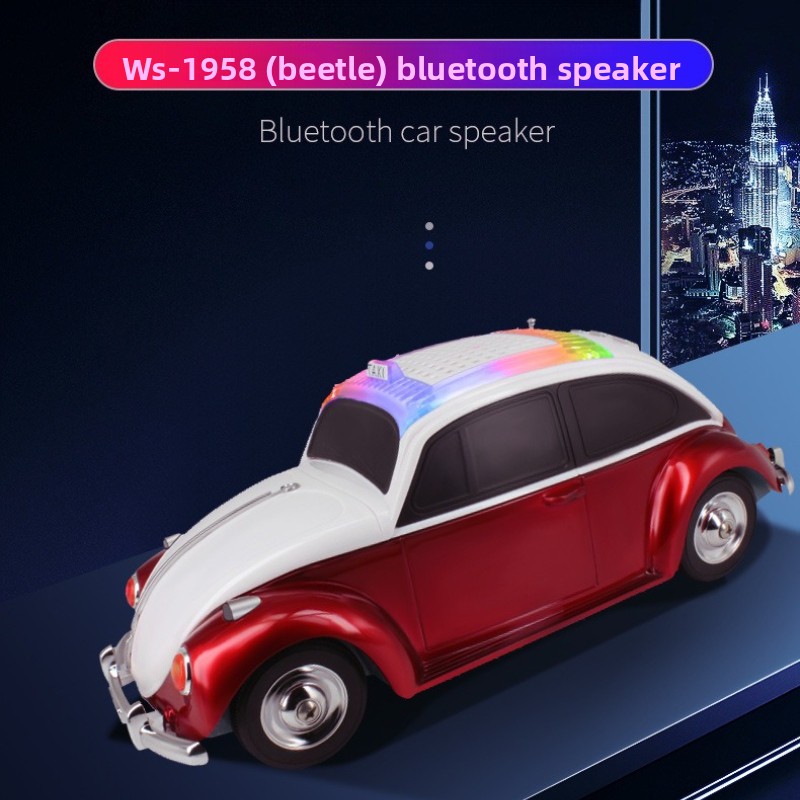 Beetle Car Model Bluetooth Spe - Audio Music Spotify ulasan dan harga