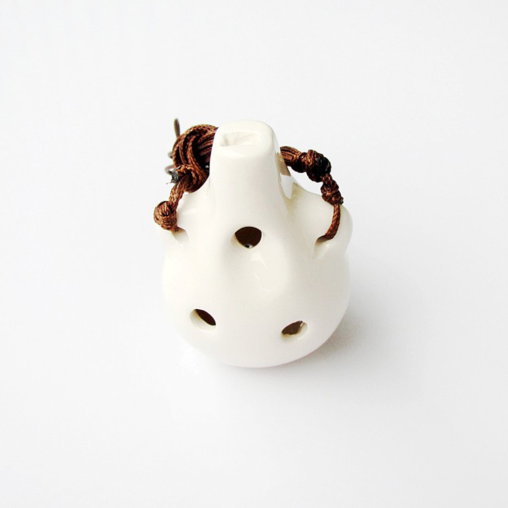 6-Hole Ocarina Flower Modeling - Ocarina Ceramic ulasan dan harga