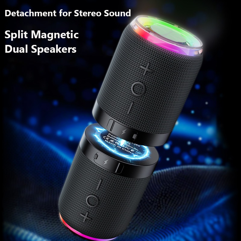 Magnetic 2 in 1 Bluetooth Spea - Audio Music Apple ulasan dan harga