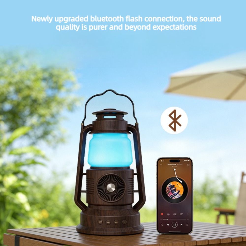 Vintage Lantern Bluetooth Spea - Audio Music Spotify ulasan dan harga