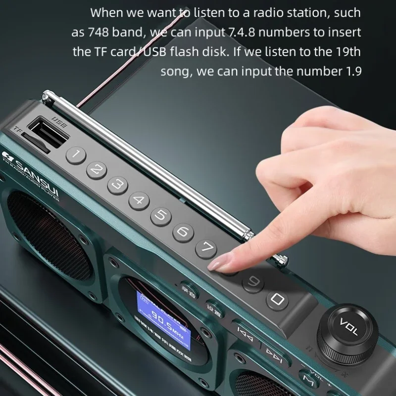 Portable F28 FM Radio Hi-fi So - Audio Music Apple ulasan dan harga
