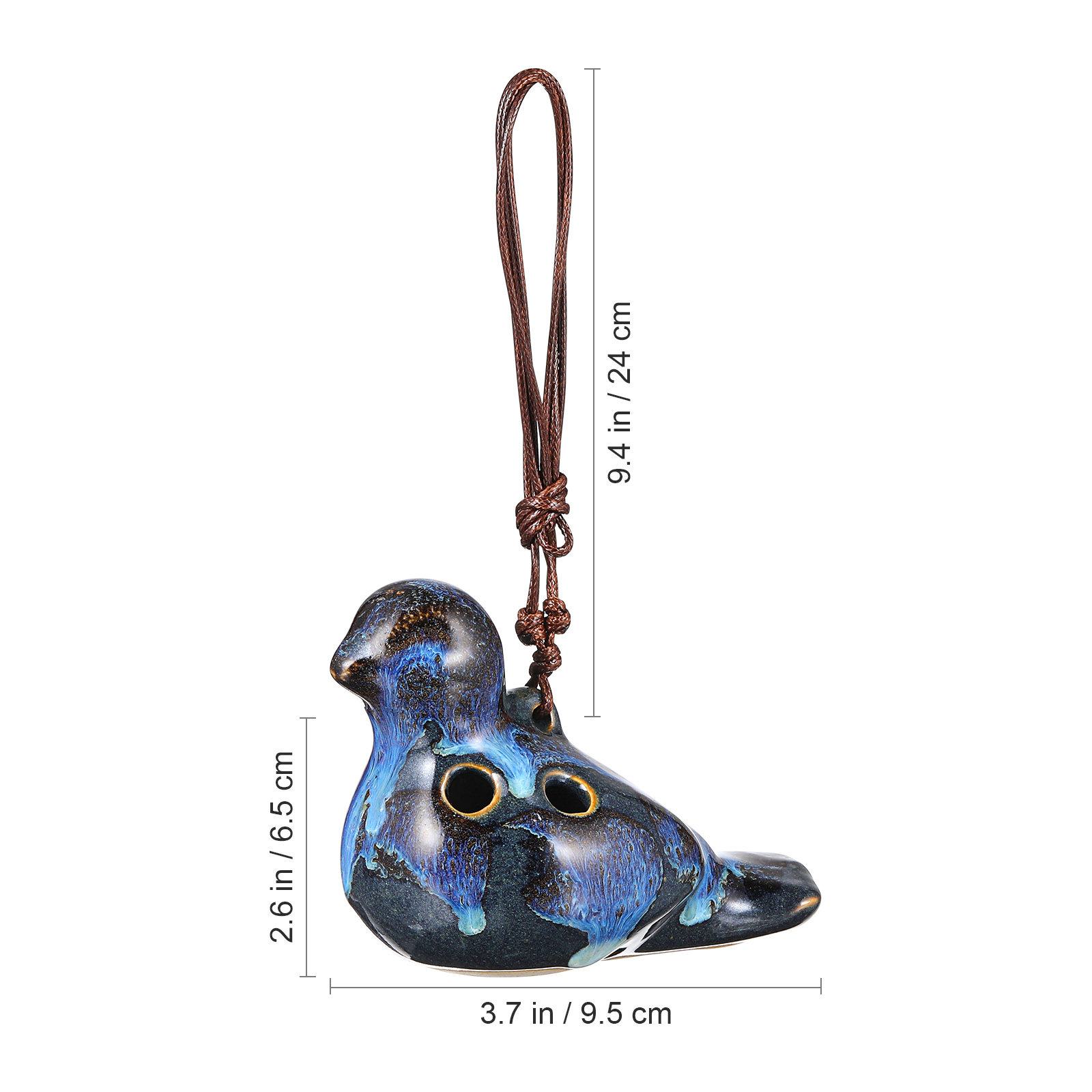 6-Hole Small Bird Ceramic Ocar - Ocarina Ceramic ulasan dan harga