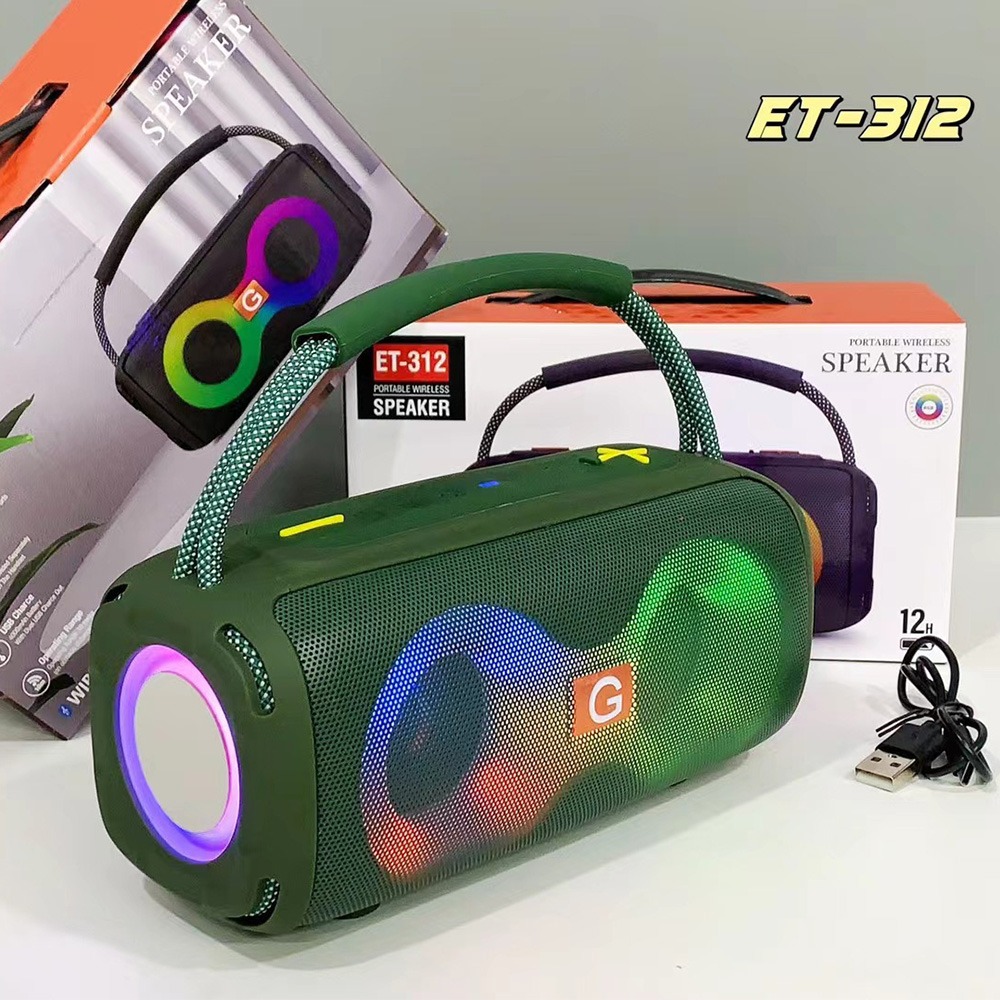 ET-312 Bluetooth Speaker Porta - Audio Music Spotify ulasan dan harga