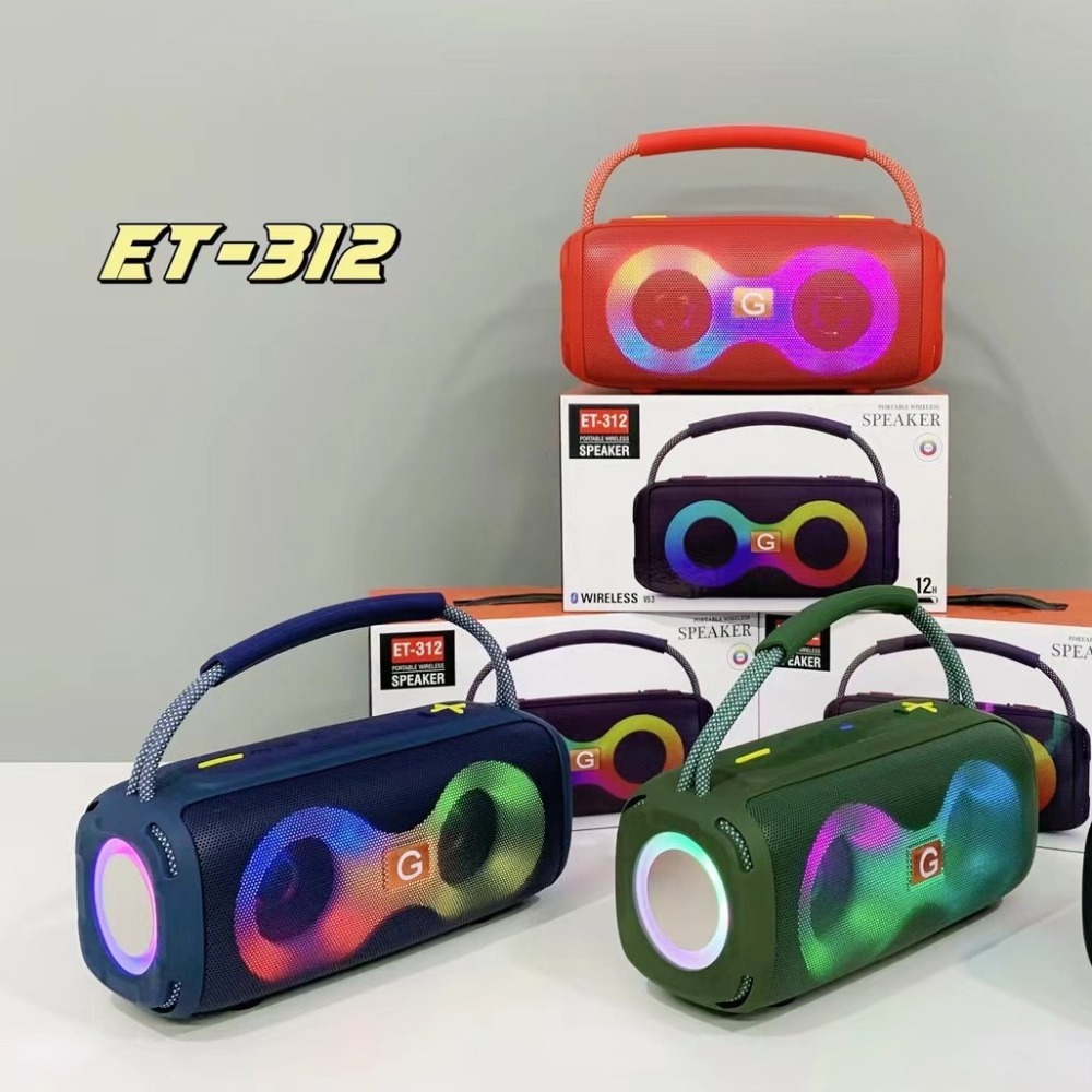 ET-312 Bluetooth Speaker Porta - Audio Music Spotify ulasan dan harga
