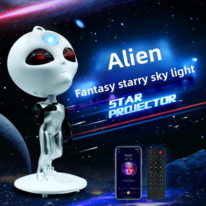 Alien Galaxy Star Projector wi - Audio Music Spotify ulasan dan harga