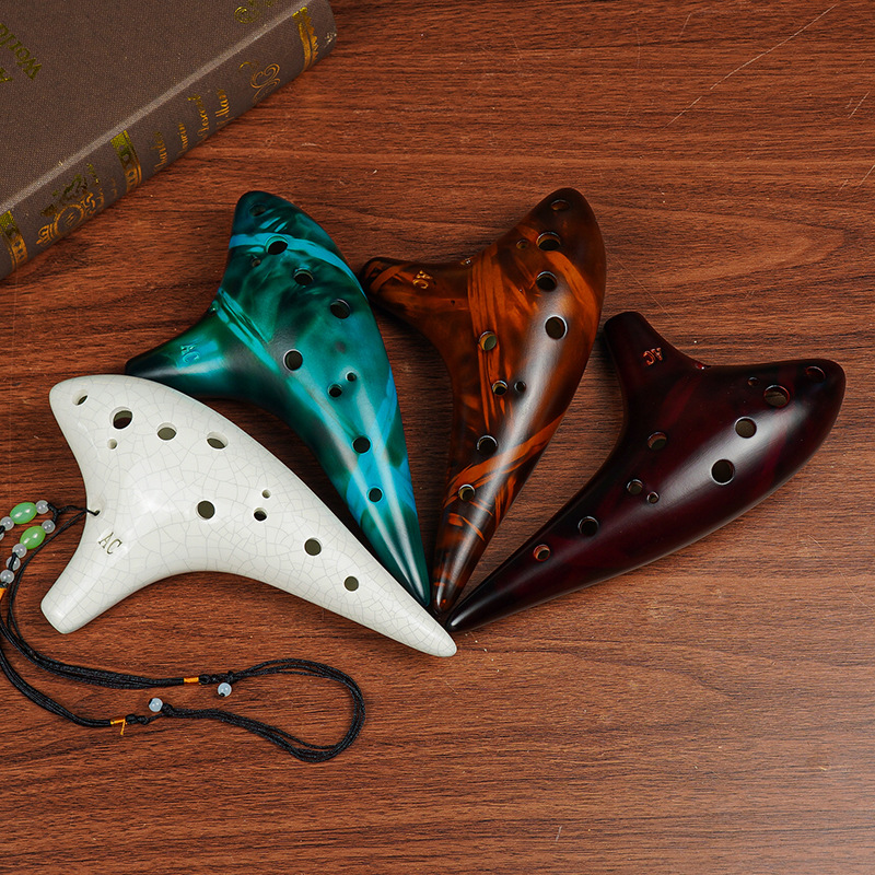Ceramic Ocarina 12 Hole Alto C - Ocarina Ceramic ulasan dan harga